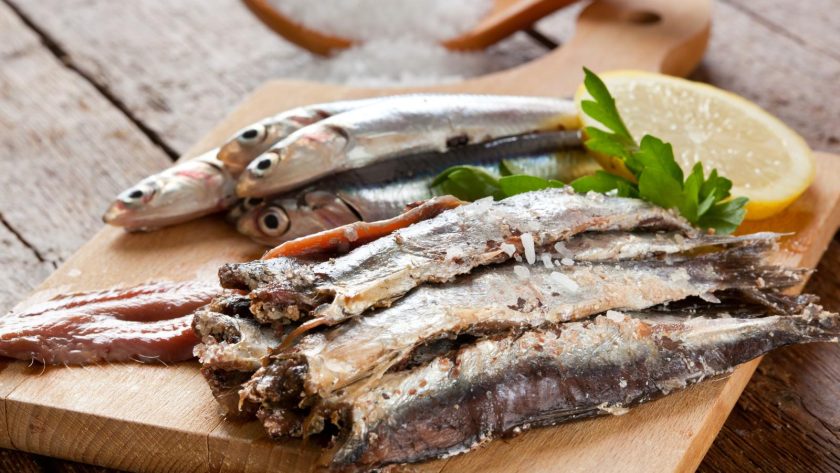 Alici marinate all'arancia