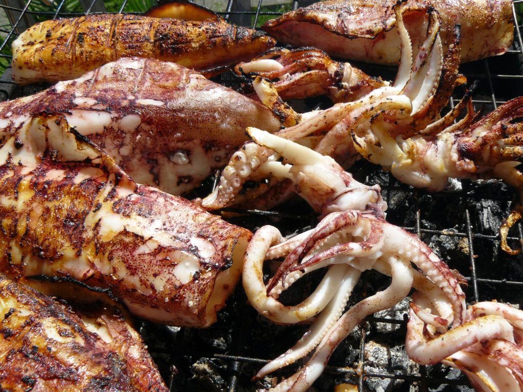 Calamari alla griglia