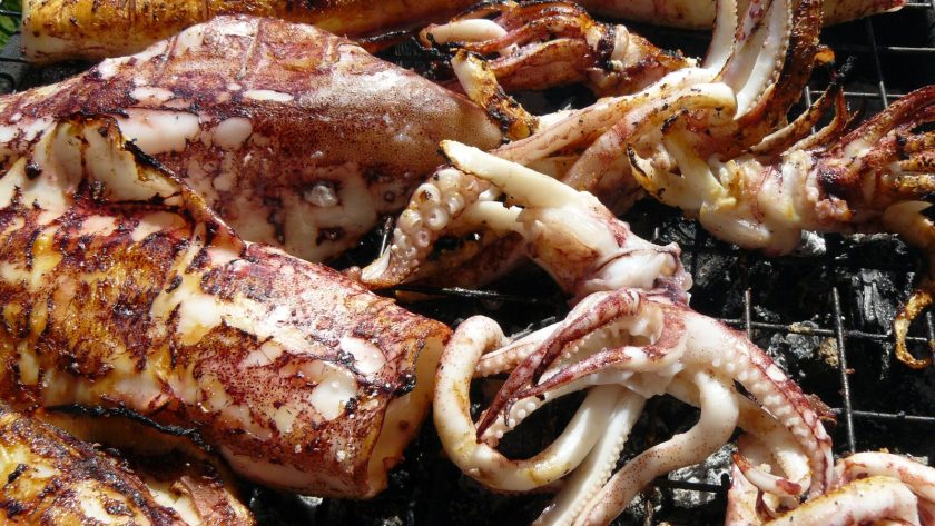 Calamari alla griglia