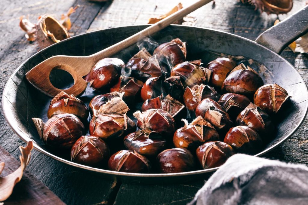 Castagne in padella