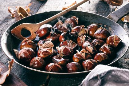 Castagne in padella