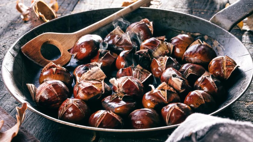 Castagne in padella