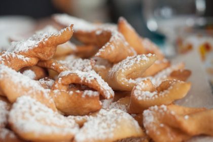 Chiacchiere al forno