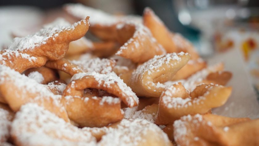 Chiacchiere al forno