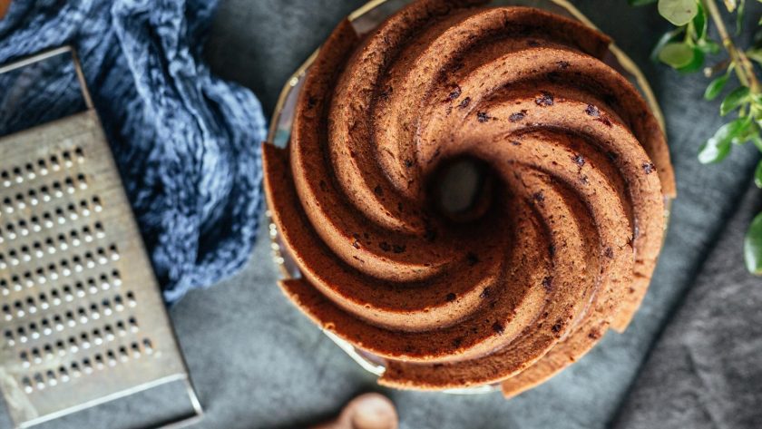 Ciambellone con gocce di cioccolato