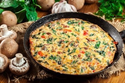 Frittata di spinaci
