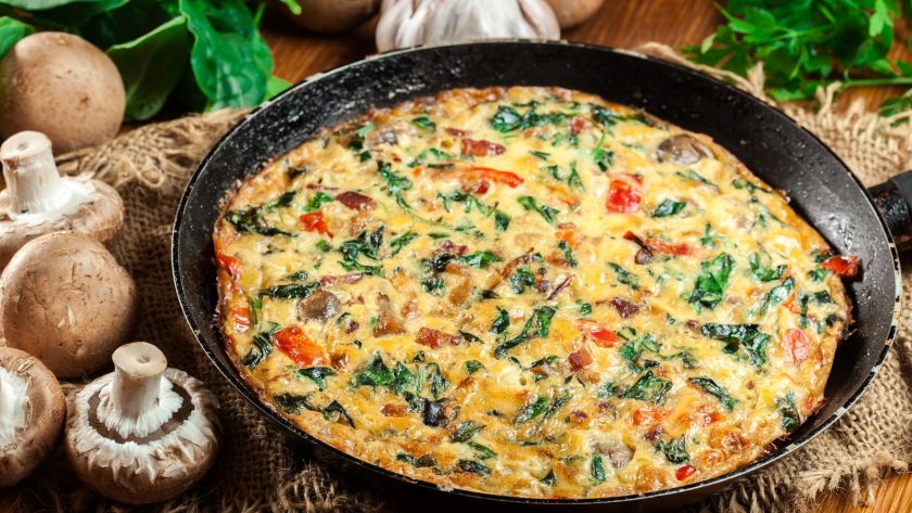 Frittata di spinaci