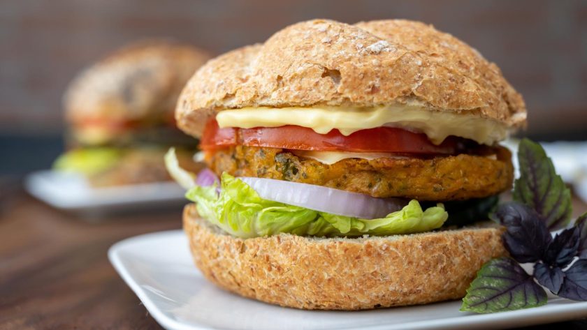 Hamburger di lenticchie