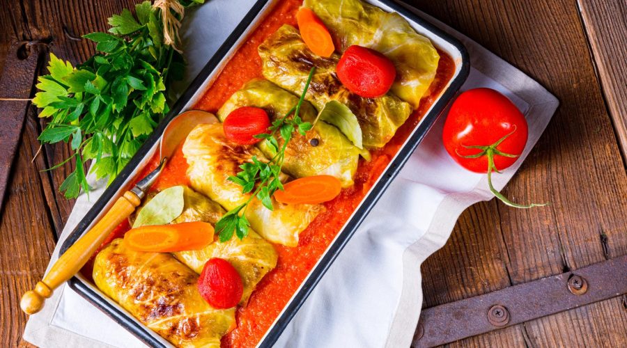 Involtini di verza vegetariani