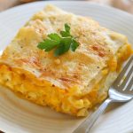Lasagne zucca e salsiccia