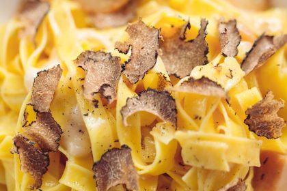 Nidi di tagliatelle al forno