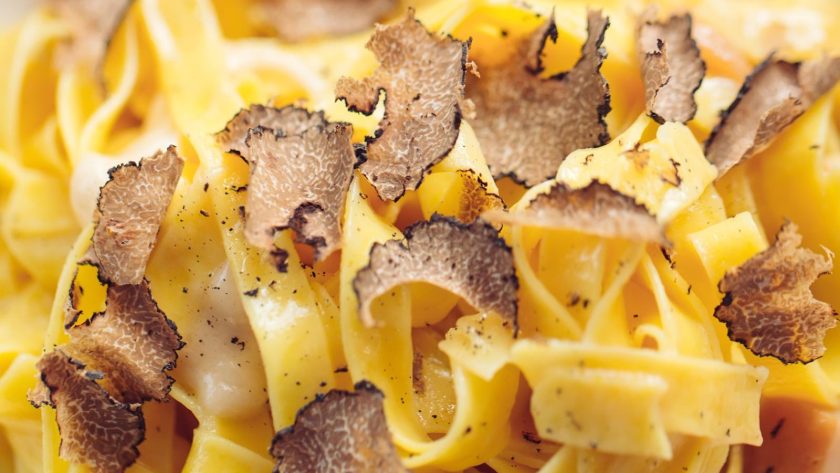 Nidi di tagliatelle al forno