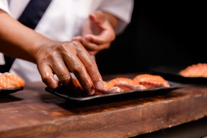 Nigiri salmone