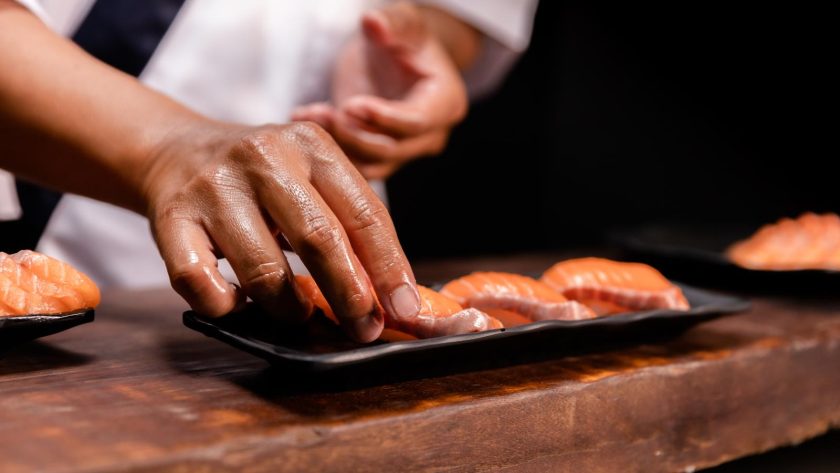 Nigiri salmone