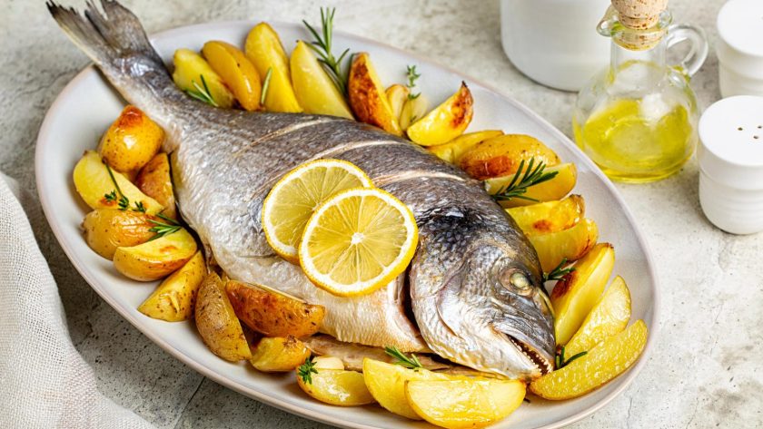 Orata al forno con patate
