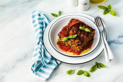 Pasta al forno con melanzane