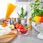 Pasta con crema di peperoni