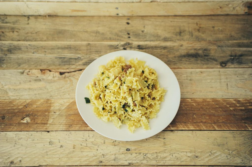 Pasta con crema di zucchine