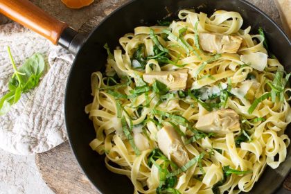 Pasta con i carciofi