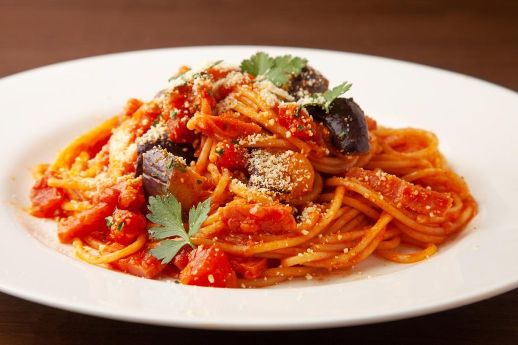 Pasta con le melanzane