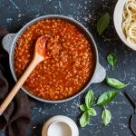 Pasta con lenticchie