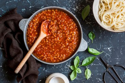 Pasta con lenticchie