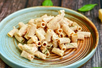 Pasta con salmone affumicato