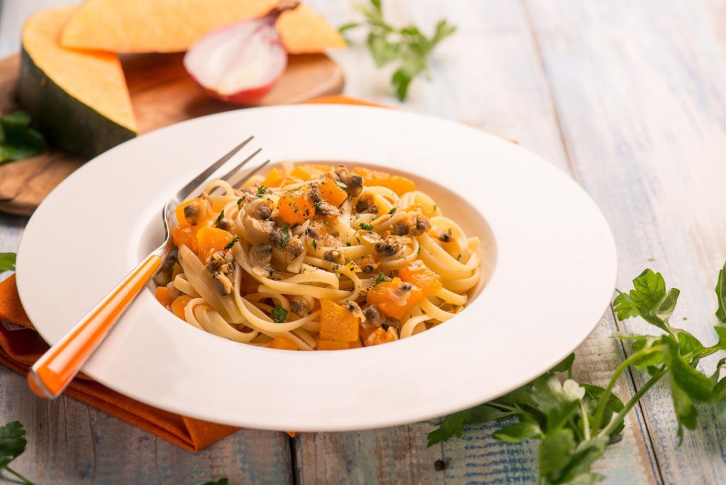 Pasta zucchine e pancetta