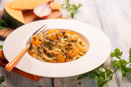 Pasta zucchine e pancetta