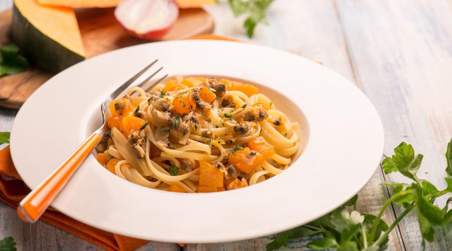 Pasta zucchine e pancetta