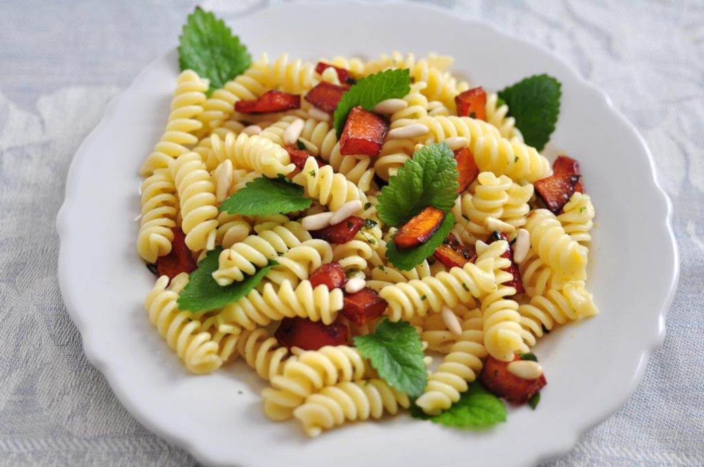 Pasta zucchine e speck