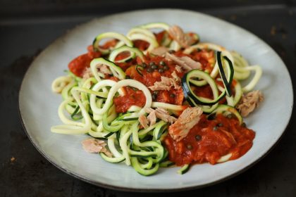 Pasta zucchine e tonno
