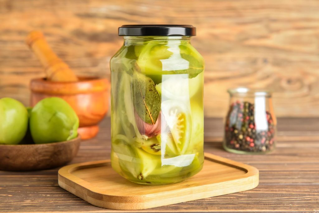 Pomodori verdi sott’olio