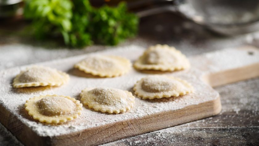 Ravioli burro e salvia