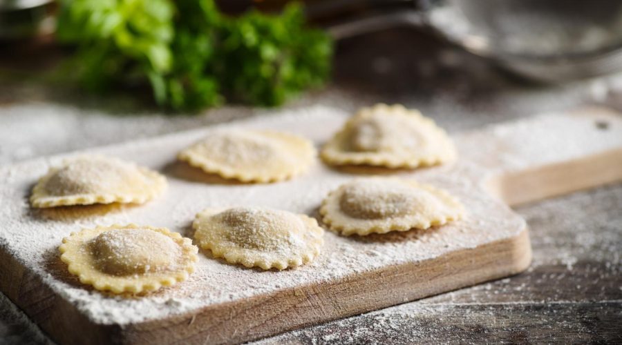 Ravioli burro e salvia
