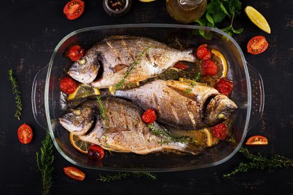 Ricciola al forno