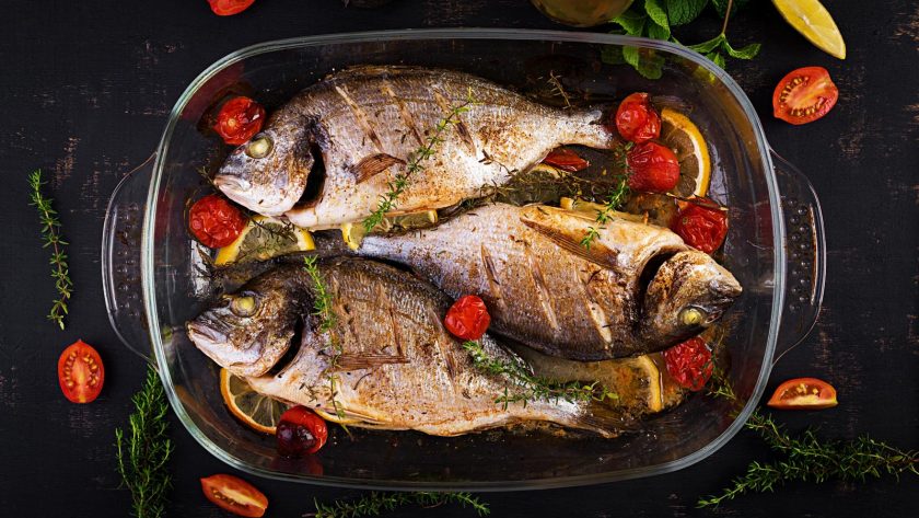 Ricciola al forno