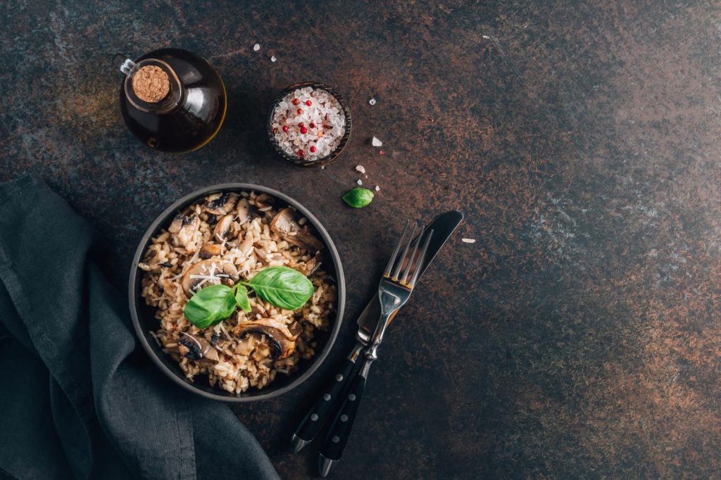 Risotto ai funghi secchi