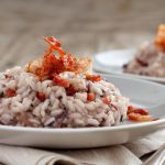 Risotto radicchio e speck