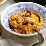Risotto zucca e salsiccia