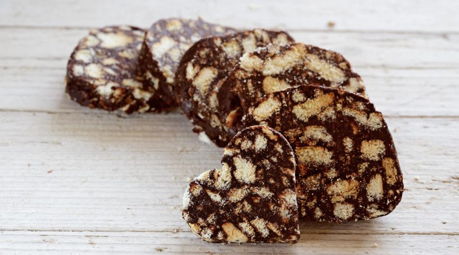 Salame di cioccolato senza uova