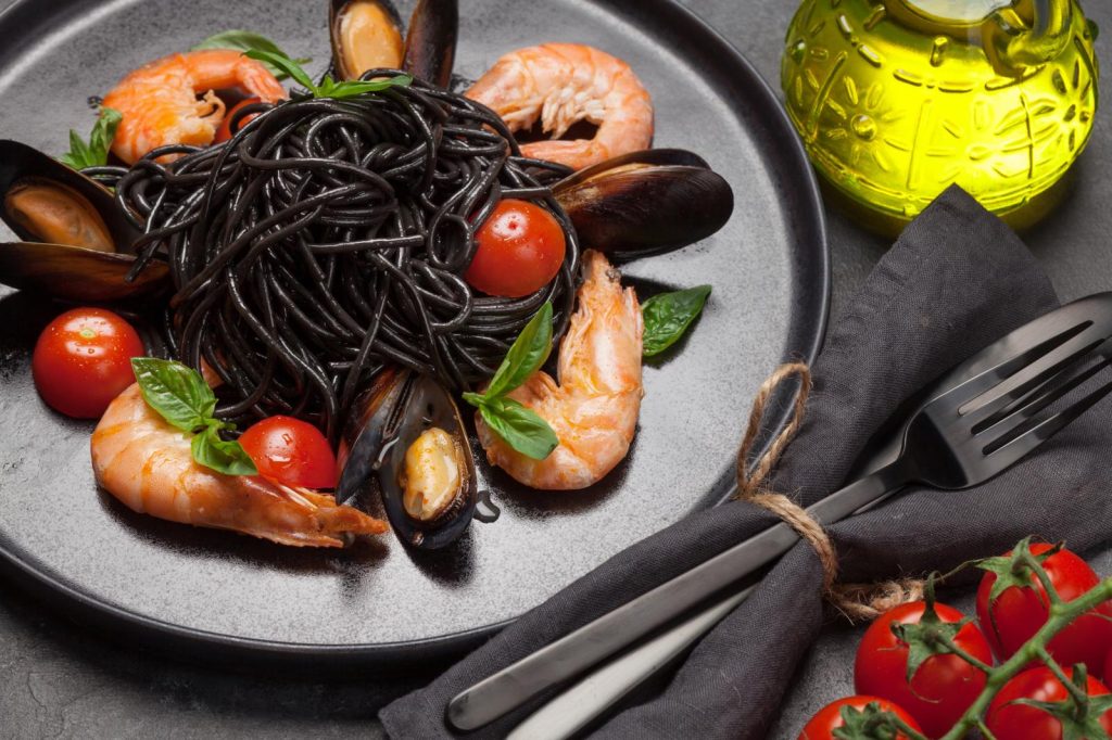 Spaghetti al nero di seppia