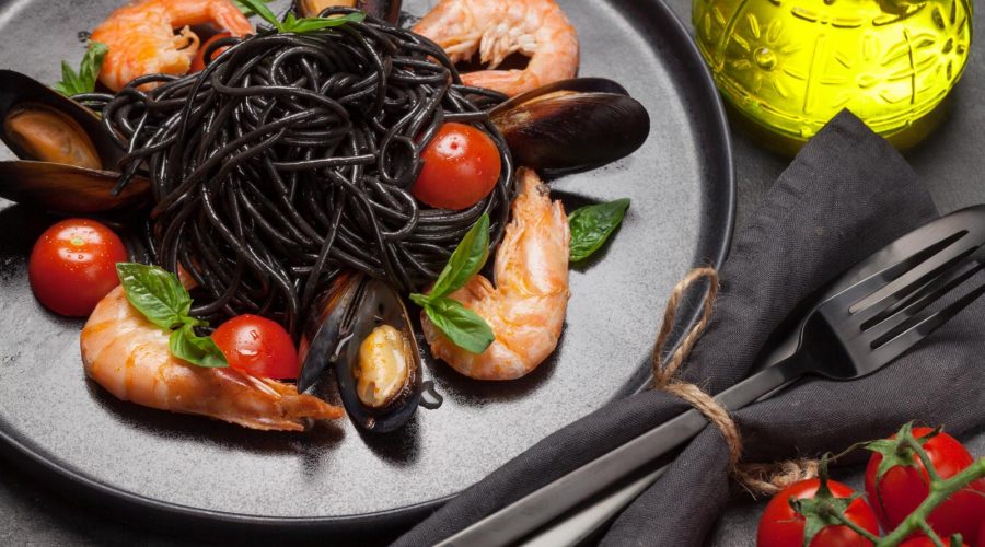Spaghetti al nero di seppia