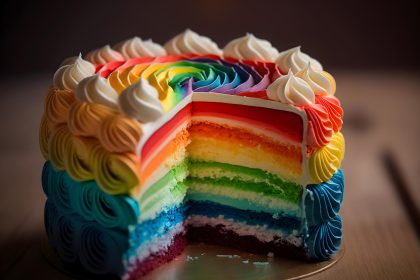 Torta arcobaleno
