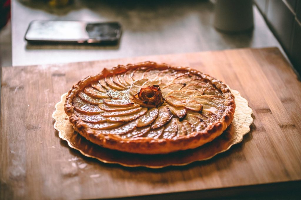 Torta di mele cremosa
