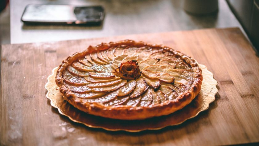 Torta di mele cremosa