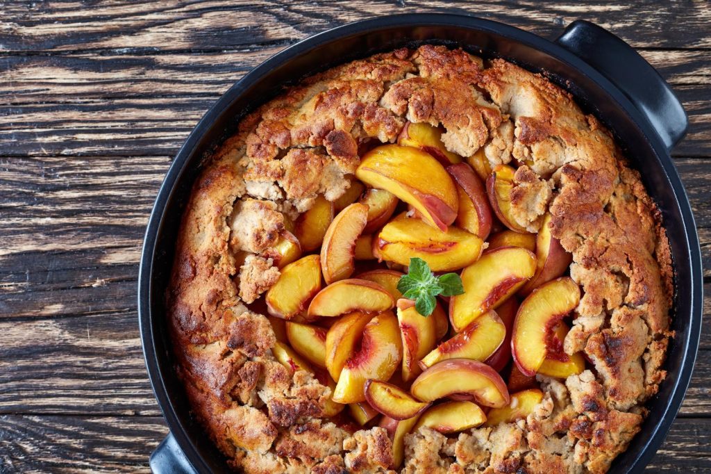 Torta di pesche