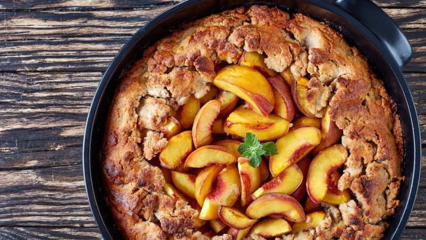 Torta di pesche