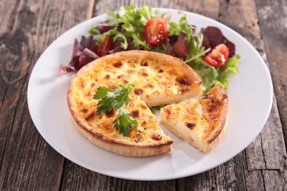 Torta salata prosciutto e formaggio