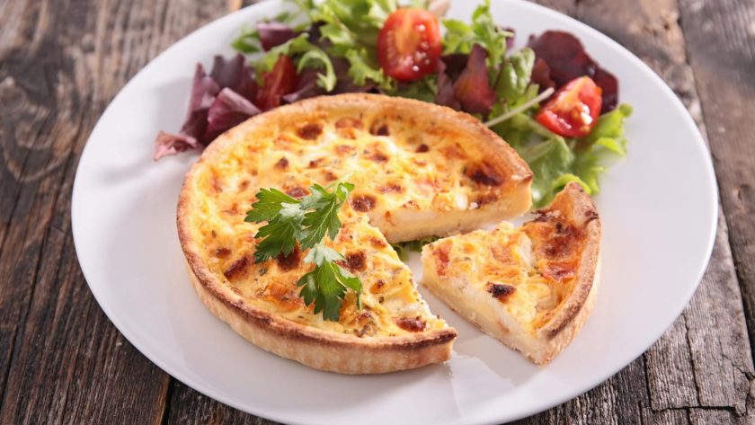 Torta salata prosciutto e formaggio